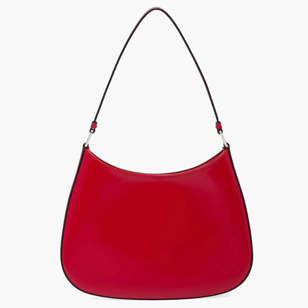 22SS新作 プラダ 偽物 Cleo ブラッシュドレザー ショルダーバッグ ロゴ 1BC499ZO6F02SB